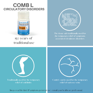 Schuessler Tissue Salts 125 Tablets - COMB L | CIRCULATORY