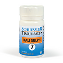 Schuessler Tissue Salts 125 Tablets - KALI SULPH, NO. 7 | SKIN BALANCE